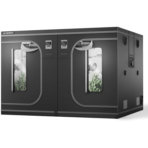 AC Infinity CLOUDLAB 811, Advance Grow Tent 10x10, Thickest Poles & Mylar