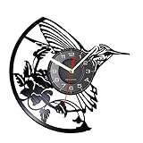 【Materiale parfait】Horloge fabriquée à partir de disques vinyles musicaux sculptés, dotée d'un mouvement à quartz de la meilleure qualité. Tandis que le cadran est composé d'autocollants spécialement personnalisés.