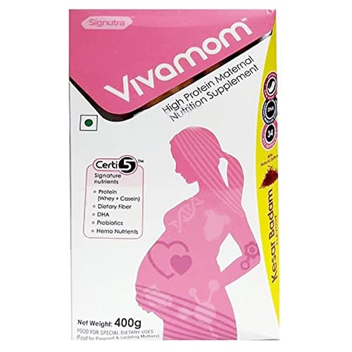 Image of Vivamom Kesar Badam - Pack of 400 gm Powder