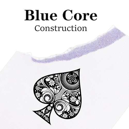 2 Stück Designer Profi Pokerkarten - Kartendeck für Familien & Party - Texas Holdem, Romme, Blackjack & Pinochle – Bild 4