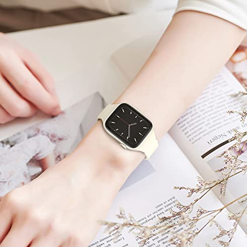 Sunnywoo Lace Sport Silicone Band Compatible with Apple Watch 38mm 40mm 41mm 42mm 44mm 45mm 46mm 49mm for Women, Soft Wristband Waterproof Replacement for iWatch Series Ultra 10 9 8 SE 7 6 5 4 3 2 1