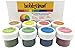 Hobbyland CK Products Powder Food Color Kit, 8 Colors, 4 Gram Jars, Professional Powder Food Color Set