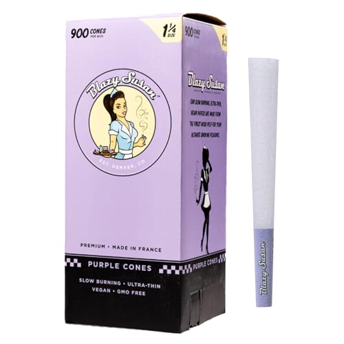 Blazy Susan Purple Tubes - 900 Count - 84mm (3.31in) | GMO-Free FSC-Certified