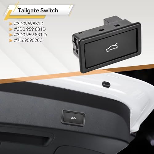 Bouton de coffre pour Passat 2008-2015 et Phaeton - Commande électrique 3D0959831D - 5