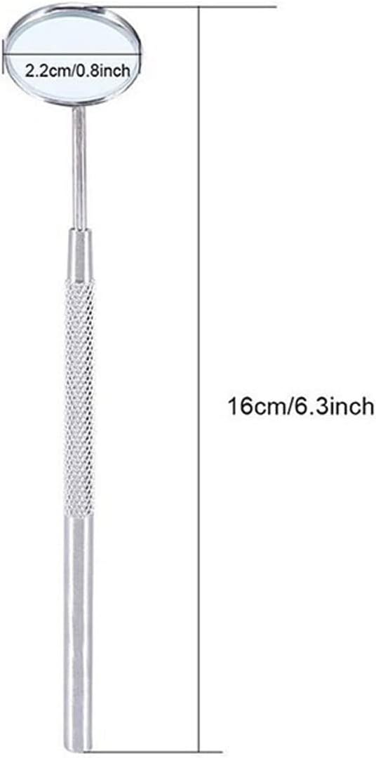 INLIMA Mirror Dental Mouth Mirror Multifunction Checking Eyelash Extension Stainless Steel Teeth Whitening Clean Oral Eyelash Supplies Tools