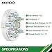SCITOO 4Pcs 5x100 Wheel Spacers 1 inch Bore 56.1mm Studs 12x1.25 5 Lug Wheel Spacers Adapters Fit for Toyota 86 for Subaru Outback Forester Crosstrek Legacy Baja for Scion FR-S