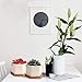 OAMCEG 6 Pack 4 Inch Succulent Pots - Small Succulent Planters, Set of 6 White Ceramic Succulent Cactus Plant Pots with Bamboo Tray(Plants NOT Included)