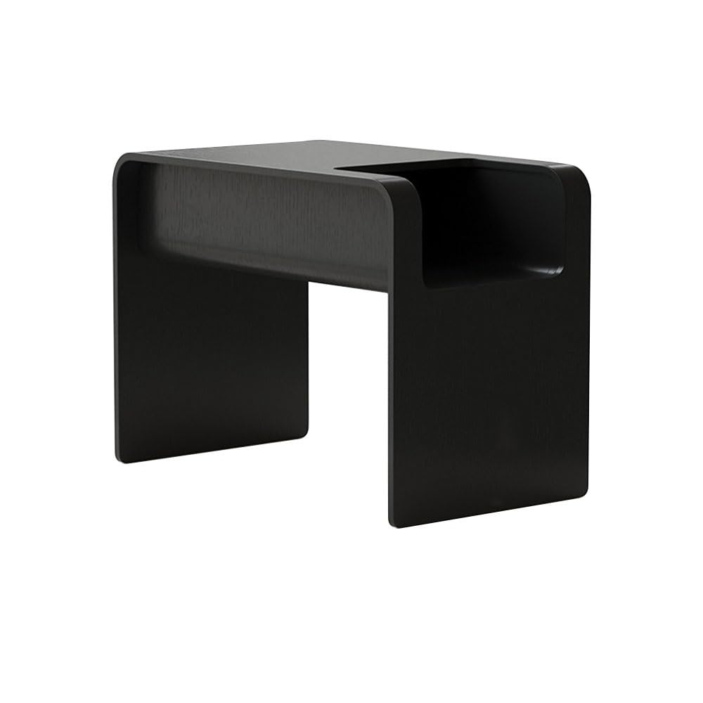 ZTHYSHOZ Coffee Table Side Table Sofa Coffee Living Room Corner Bedroom Nightstand Storage(Black)