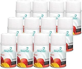 TimeMist 1042810 Metered Fragrance Dispenser Refills, Mango, 6.6oz, Aerosol (Case of 12)