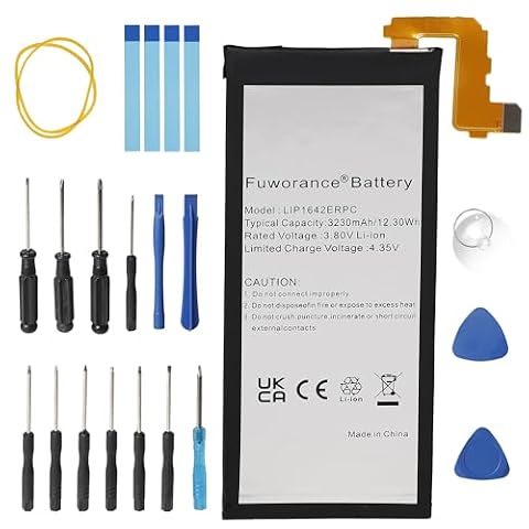 Fuworance 3230 mAh 3,8 V LIP1642ERPC wymienna bateria kompatybilna z Sony Xperia XZP XZ Premium G8141 G8142 SO-04K SO-04J Telefon komórkowy z akumulatorem litowo-jonowym + zestaw narzędzi