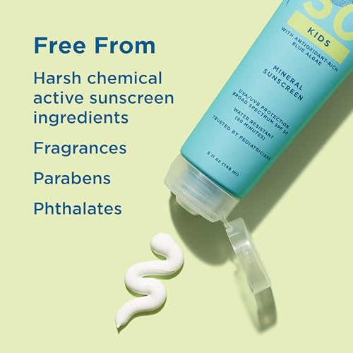 Blue Lizard Mineral SPF 50 Kids Sunscreen Lotion, 100% Mineral, 5 fl oz - image 6