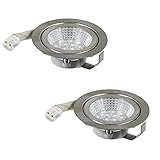 Entrada: 12 V CC SPARES2GO Focos de cocina 1.5 W LED 12 V CC campana de horno de cocina módulos de luz extractora – universal (paquete de 2)