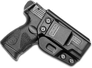 Tactical Scorpion Gear Polymer IWB Concealed Inside Pants Holster: fits Smith & Wesson S&W M&P Shield .40 3.1″, 9mm 3.1″