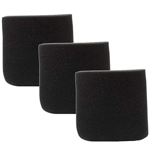 Lot de 3 filtres en mousse pour aspirateur Parkside - Pour aspirateur sec et humide - PNTS 1200 1250 1300 A1 B2 C3 E4 F5 Cover