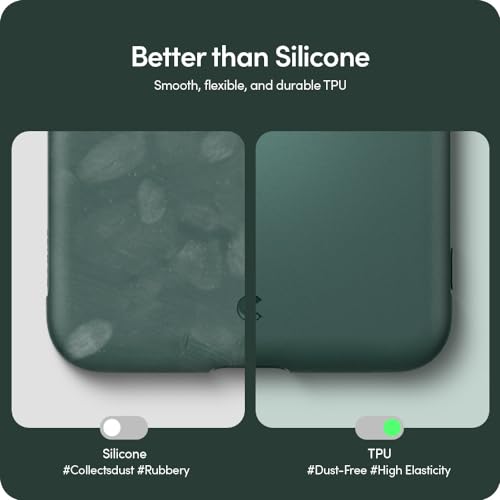 Image of Spigen Cyrill UltraColor | Google Pixel 8 Pro Case | Green Pixel 8 Pro Back Cover | TPU+Poly Carbonate - Kale