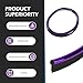 Hugwits Car Interior Trim Strips, 33ft Automotive Door Dashboard Decorative Trim, Self-Adhesive Door Edge Trim with Installing Tool, Universal for Most Cars (Purple)