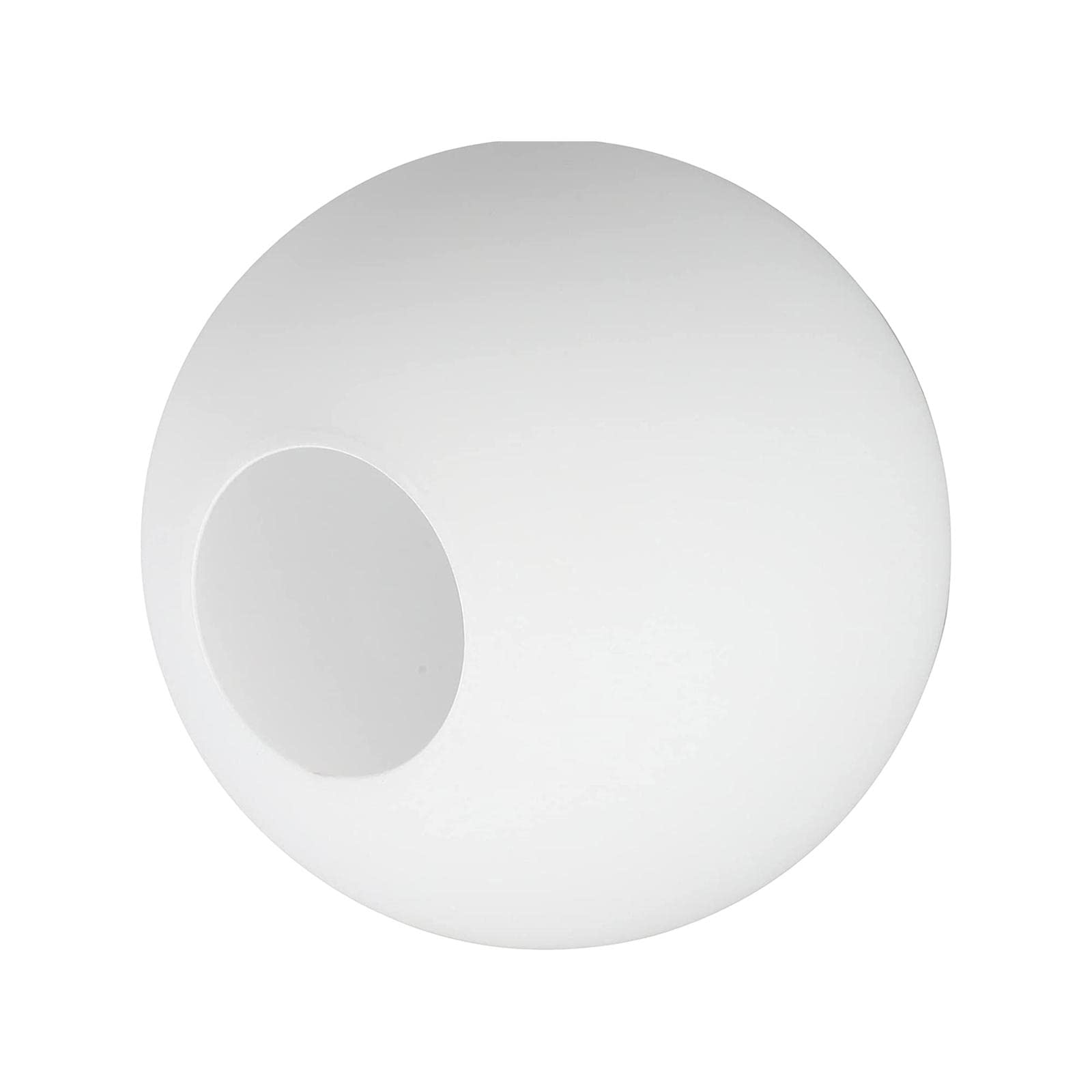Abat-jour Globe En Verre Blanc Givré - Sphère 10 Cm Pour Suspension - Remplacement Facile - Diamètre Intérieur 4 Cm