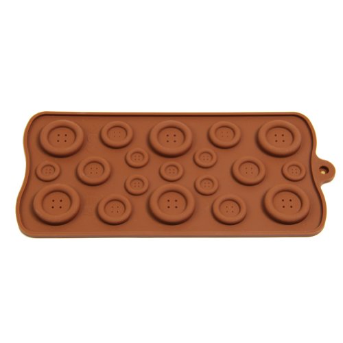 Button Chocolate Candy Cake Topper Silicone Bakeware Cake Baking Mold Mould