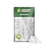 CONTROL GARDEN 50 Bolsas Antihumedad de 1gr de Gel de Silice | Bolsitas Eliminan...