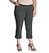 Jag Jeans Women's Plus-Size Hope Pull On Twill Crop Pant
