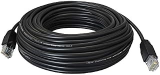 Cable Sourcing CAT6 40m (131 ft), Outdoor External Ethernet Cable, 100% Solid Copper, Network Cable, LAN, Router, WiFi 6, CCTV, 1000mb (Gigabit), RJ45 Plugs