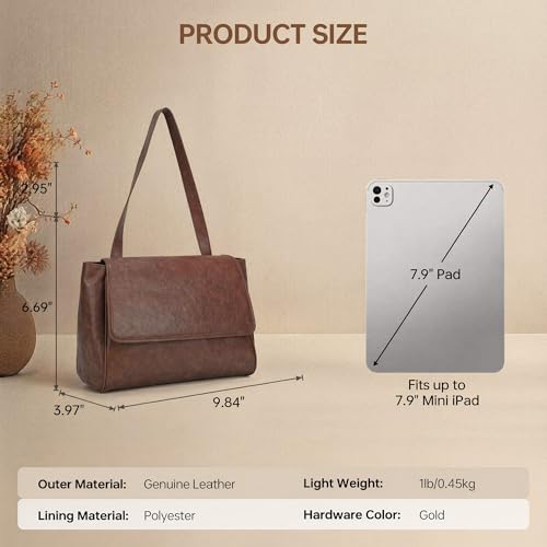 Bolso Shoulder para Mujer, Satchel Vegano Vintage miniatura 3