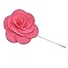 Argositment Wedding Camellia Boutonniere for Men's Suit Handmade Lapel Pin Flower (Pkg of 12 Color)