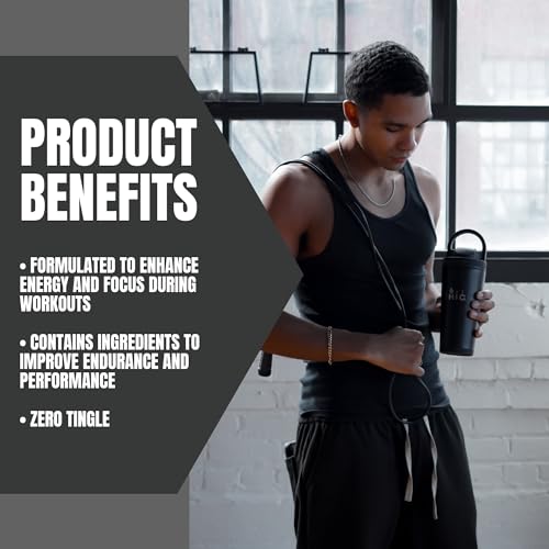 Image of Sweat Ethic PWR'D UP Pre Workout, Natural Caffeine, No Beta Alanine, Zero Tingle, Supports Training & Performance, Easy Mix Powder for Preworkout Energy, Peach Rings Flavor, 50 Servings