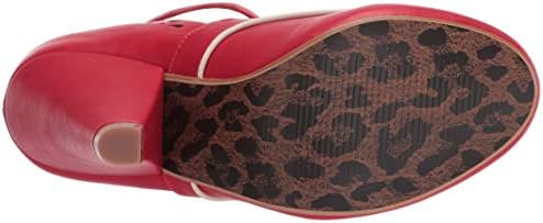Bettie Page Women's Vintage Style Pump, Red, 9 | Image 3