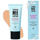 Elizabeth Mott Thank Me Later Blurring Face Primer SPF 30 – Lightweight, Hydrating Makeup Primer - Smooths Fine Lines & Wrinkles for a Soft-Focus Finish – Mineral-Based, Cruelty-Free Formula – 30g
