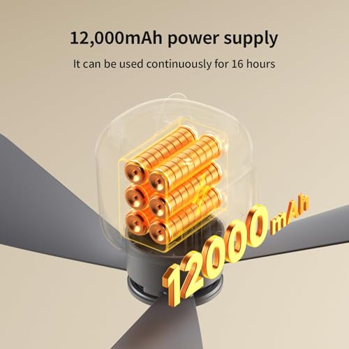 VVU&CCO 18' Battery Ceiling Fan