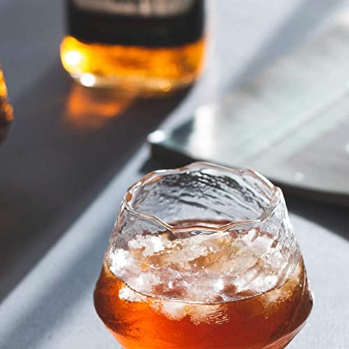 Whiskey Champagne Glasses Water Tumblers Glasses Coffee Cup Set Household High Temperature Resistant Transparent Tea Cup Whiskey Glass/Wine Whiskey Glass/Beverage/Tea/Juice Drinking Glasses Wine Glass #TOP3