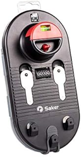 Saker Picture Hanging Tool Kit, Multi-Purpose Hanging Kit, Easy Frame One Step Hanging Tool for Photo Frames, Mirrors, Clocks, Artwork, Wall Coverings (Saker Hanging & Leveling Tool +85 PCS Hardware)