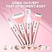 Wet & Dry Electric Razor for Women Men Body Razors and Facial Hair Remover Electric Shaver and Facial Hair Remover Painless Ladies Body Razors for Nose Face Body Leg Bikini Arm Hair