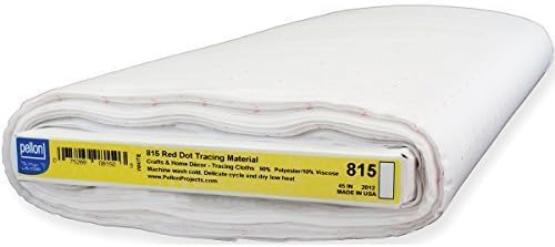 Pellon Red Dot Tracing Material, 45-Inch by 25-Yard, White by Pellon