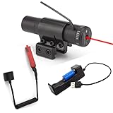 Red Laser Sight Beam Dot Sight Scope Tactical Picatinny Sight Scope (Red Laser Beam Dot Sight Scope with Pressure Switch)