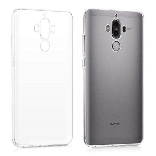 kwmobile Funda Compatible con Huawei Mate 9 - Carcasa de TPU para móvil - Cover Trasero en Transparente