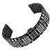 Produktbild Kai Tian Schwarzes Armbanduhr Mesh-Uhrenarmband Schnellverschluss Edelstahl 20mm Ersatzarmband mit Metallschnalle für Damen Herren Armband