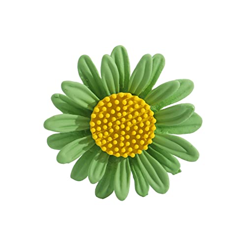 Image of Colorful Daisy Sunflower Brooch Pins - Bohemian Style Flower Lapel Pins Badge Dress Neckline Pin for Women Girls