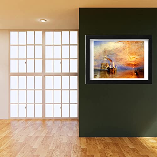 Impression encadrée Turner, tableau The Fighting Temeraire finition mate premium
