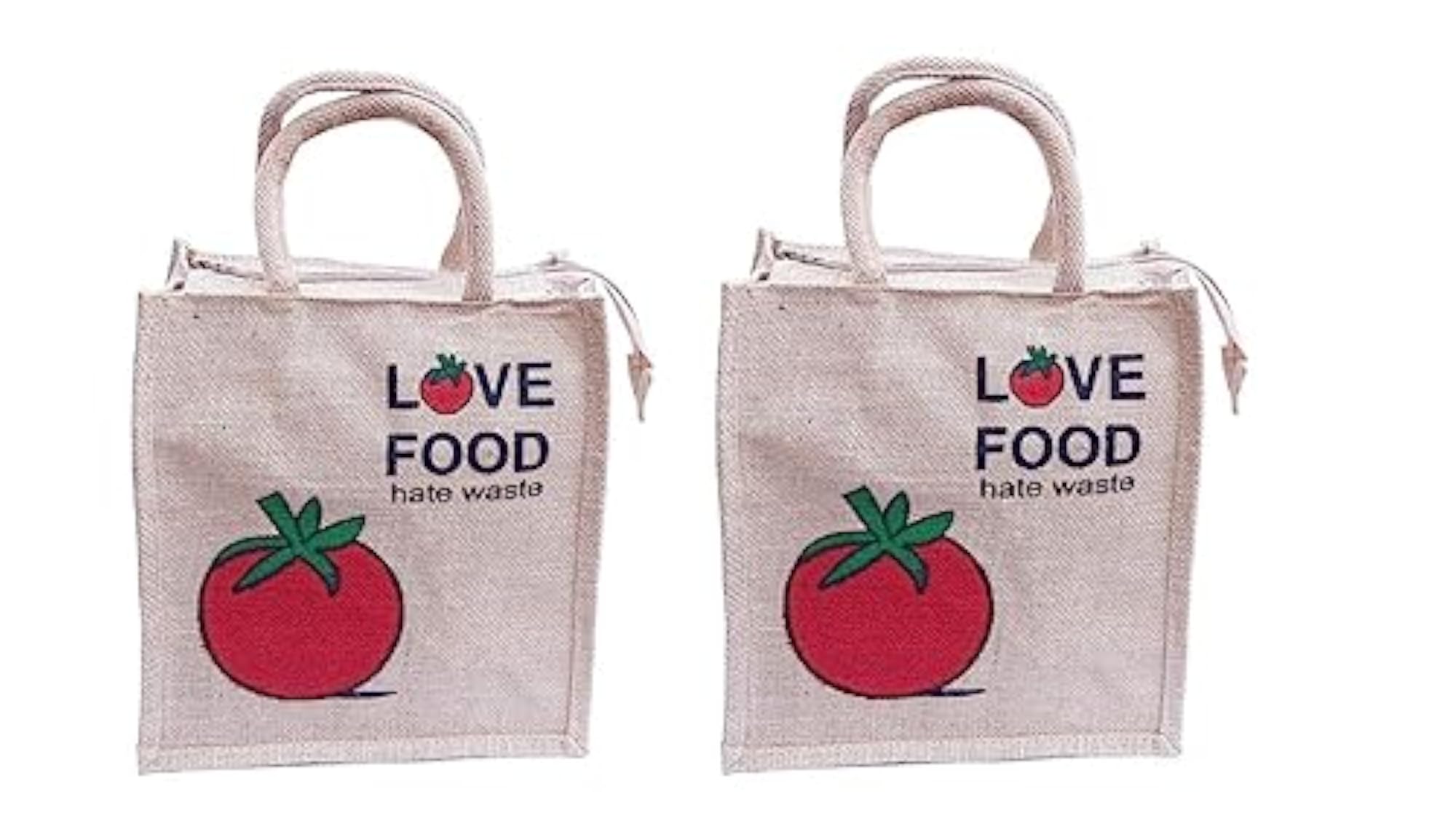 Pack of 2 Multipurpose Jute Bags, Eco-Friendly