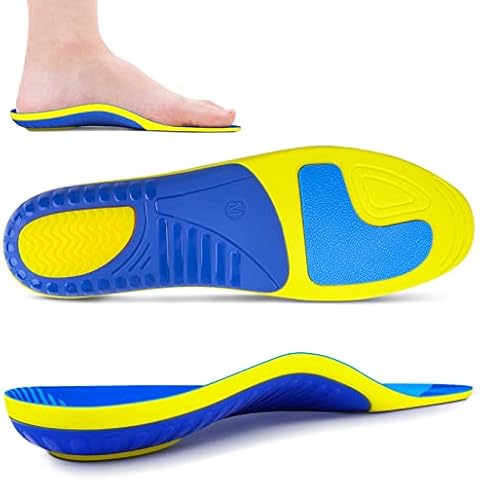 Plantar Fasciitis Arch Support Insoles for Women and Men, Orthotic Insoles Relieve Flat Feet, Heel Pain Comfortable Inserts(XS-240mm) Cover