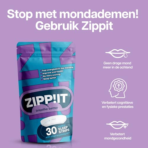 Zippit Mondtape – Anti-snurk slaapstrips – 30 stuks - View 1