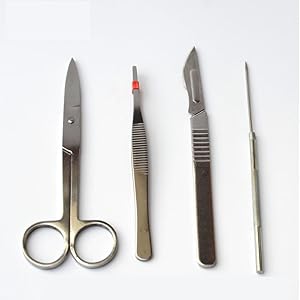 HAIZHI 4 Stück Dissektor Präparierwerkzeug Set