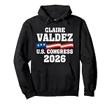 Claire Valdez 2026 for Congress New York NY-07 Pullover Hoodie