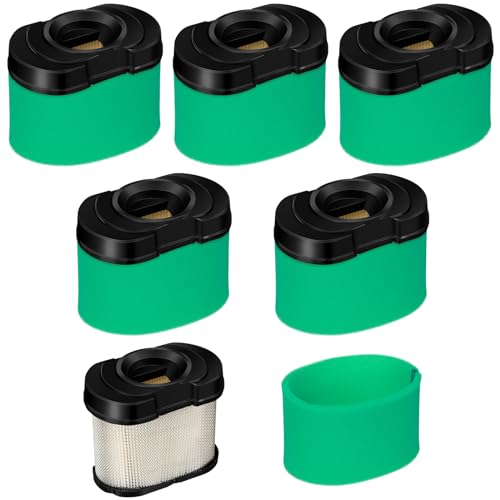Rossesay 6 Pcs Pcs 792105 276890 Air Filter Compatible with 792105 276890 4163205 4163206 44H777 GY21057 MIU11515 MIU11517 355Z 360Z 400Z 500Z Series Lawn Mower 21544800 21544700
