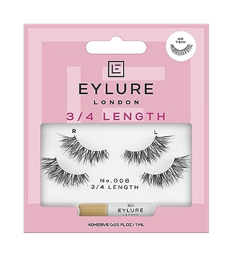 Eylure 3/4 Length No.008 Twin, Black