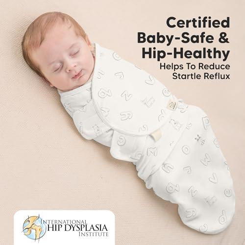 Image of Baby Swaddle Sleep Sacks with Zipper - 3-Pack Swaddles for Newborns 0-3 Months, Infant, Baby Girls, Boys, Soft & Durable Newborn Sleep Sack, Easy Diaper Change Swaddling Blanket (ABC Land Cloud, OS)