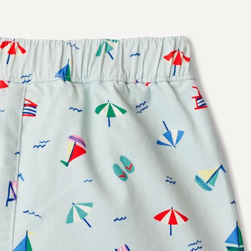 Image of Amazon Essentials x Sofia Grainge Unisex Babies, Toddlers and Kids' Pull-on Cotton Twill Shorts