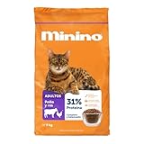 Minino Alimento Seco para Gato Pollo y Res 9kg